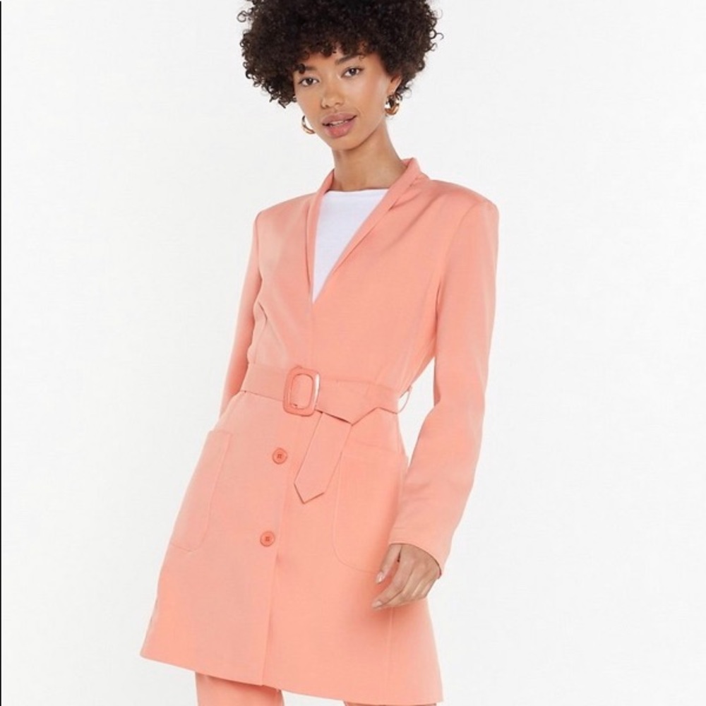 Nasty Gal Belted Blazer